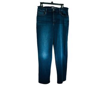 Joes Jeans Womens Boot Cut Sz 31 Dark Wash Blue Denim Stretch 31X30 High Rise